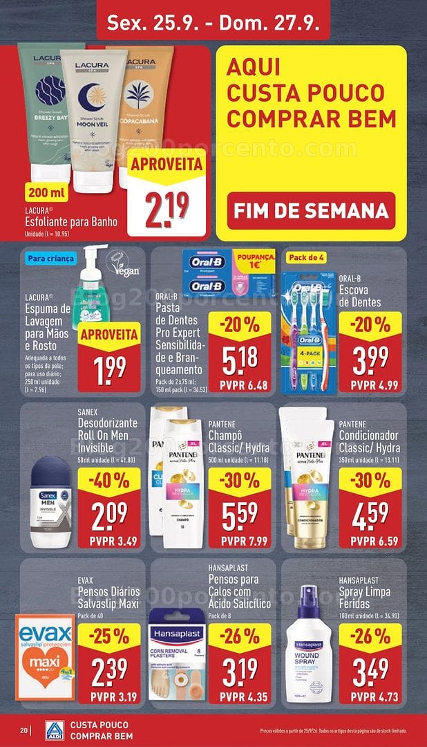 Antevisão Folheto ALDI Promoções de 21 a 27 setembro